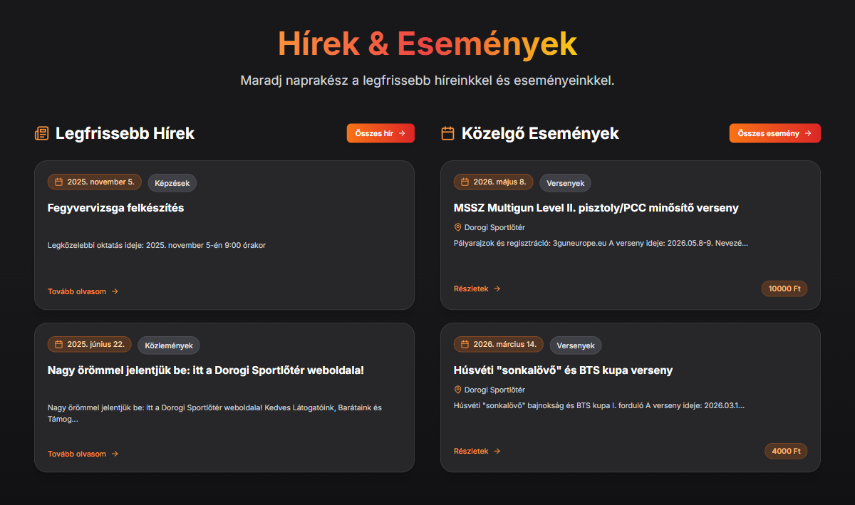 A look at the main page.